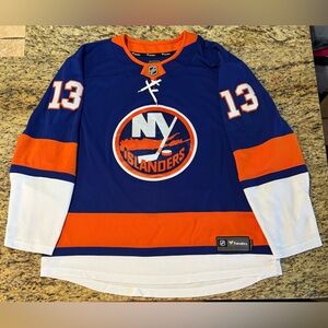 Fanatics NHL Sz 2XL New York Islanders Mathew Barzal #13 Jersey 28.5x32 EUC